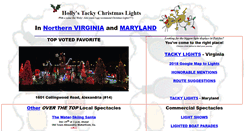 Desktop Screenshot of fairfaxchristmaslights.com